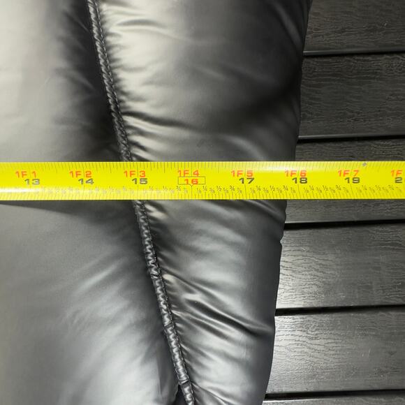 Black Quilted Puffer Tote Bag Puffy Shoulder Purse Y2K Streetwear Designer Look - Picture 13 of 15